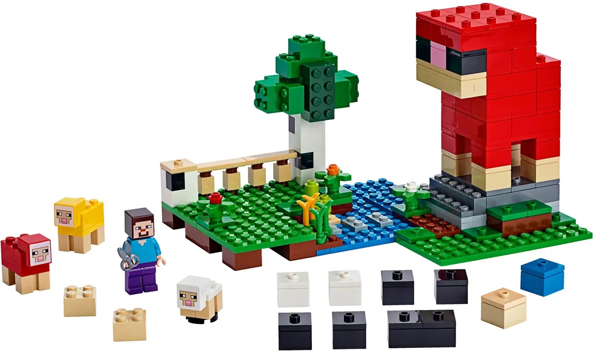 LEGO Minecraft 21153 The Wool Farm set