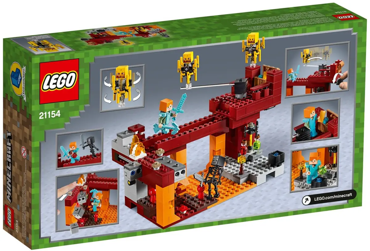 LEGO Minecraft 21154 The Blaze Bridge set, image 5