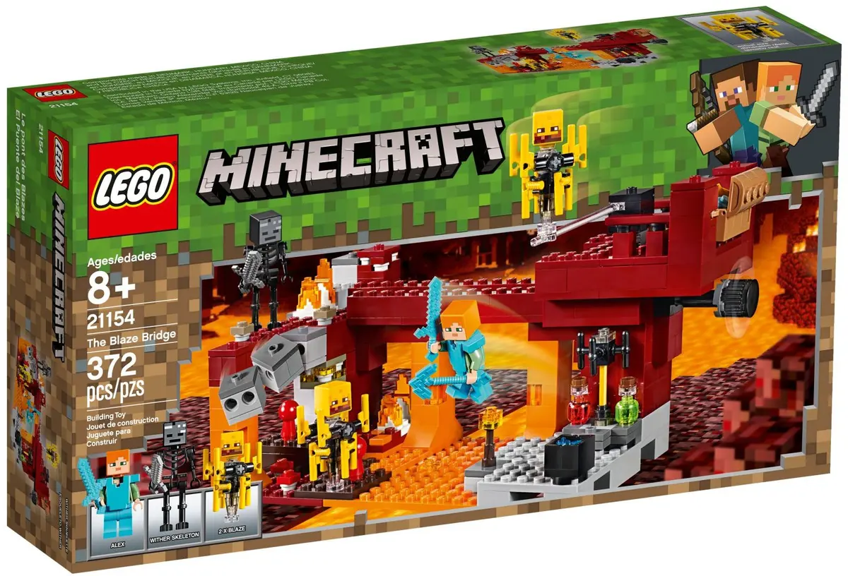 LEGO Minecraft 21154 The Blaze Bridge set, image 2