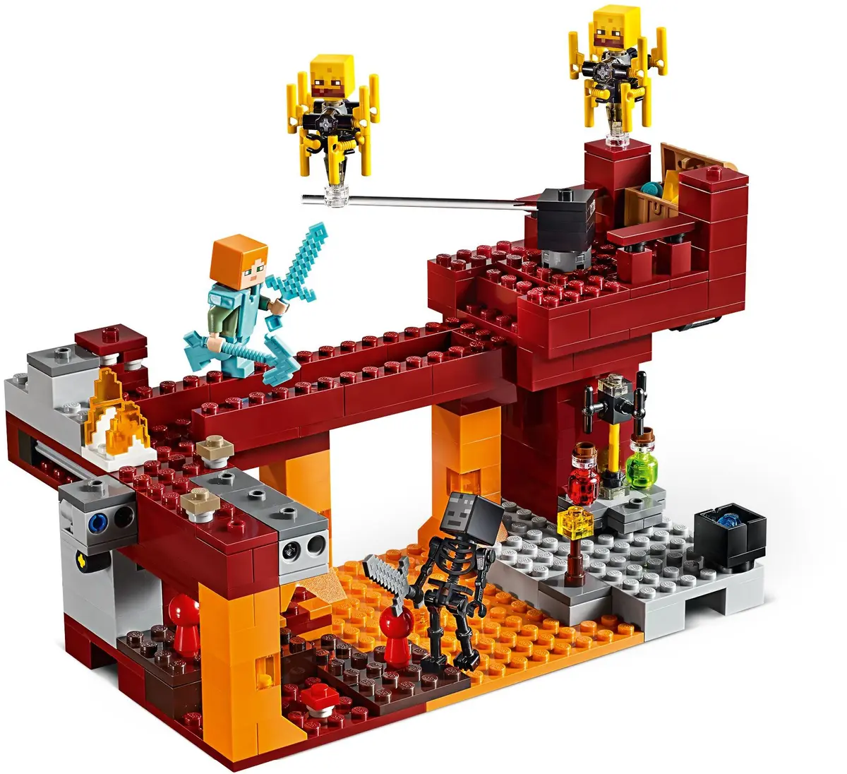LEGO Minecraft 21154 The Blaze Bridge set, image 4