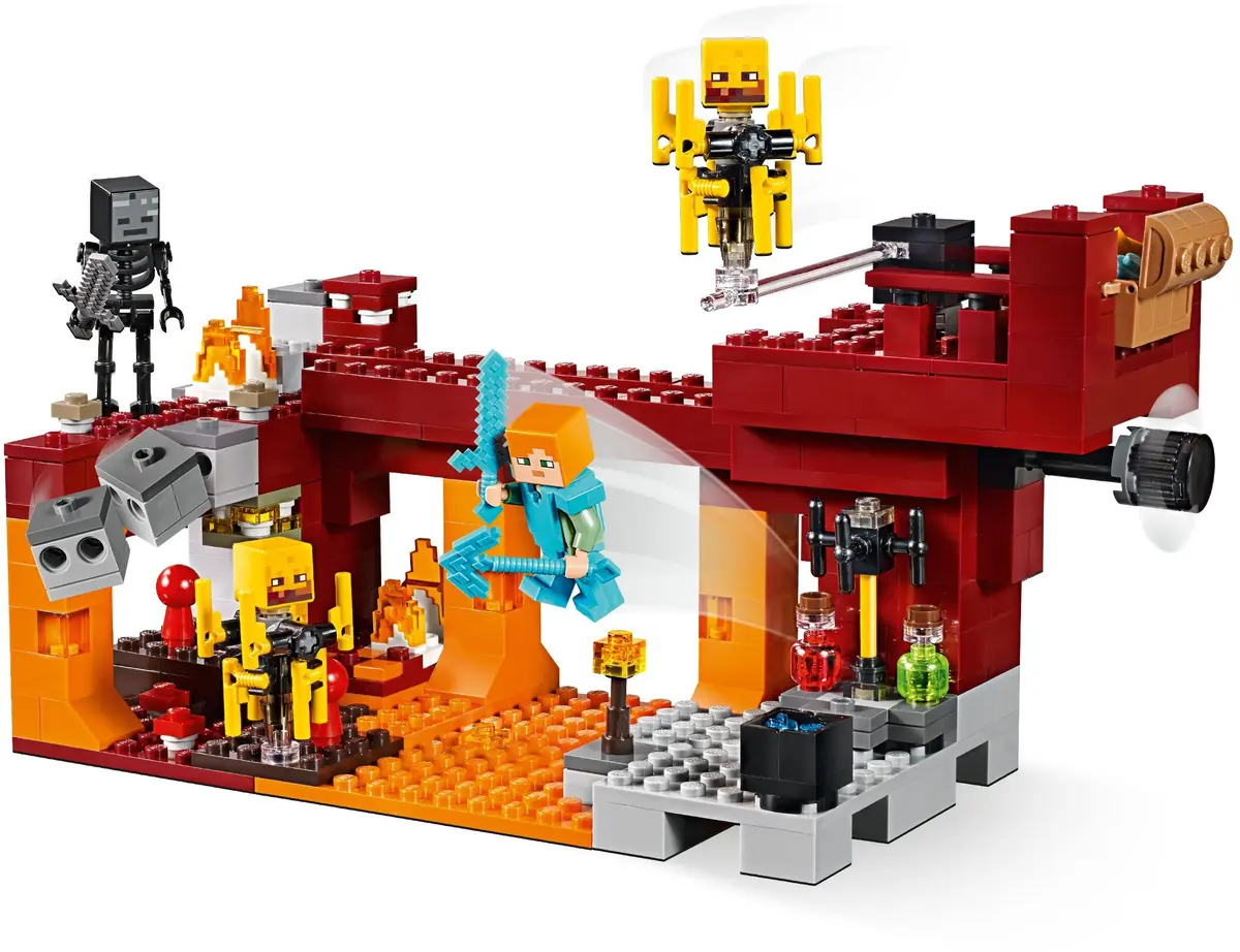 LEGO Minecraft 21154 The Blaze Bridge set, image 3