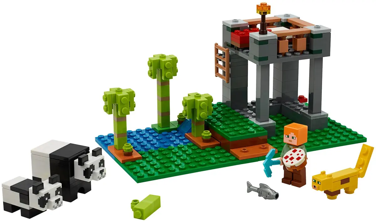 LEGO Minecraft 21158 The Panda Nursery set