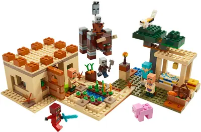 LEGO Minecraft 21160 The Illager Raid set