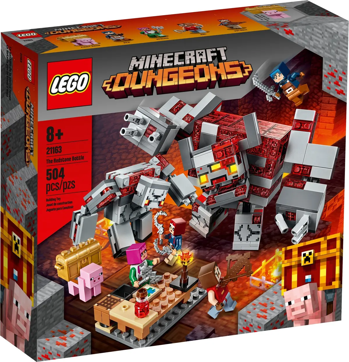 LEGO Minecraft 21163 The Redstone Battle set, image 2