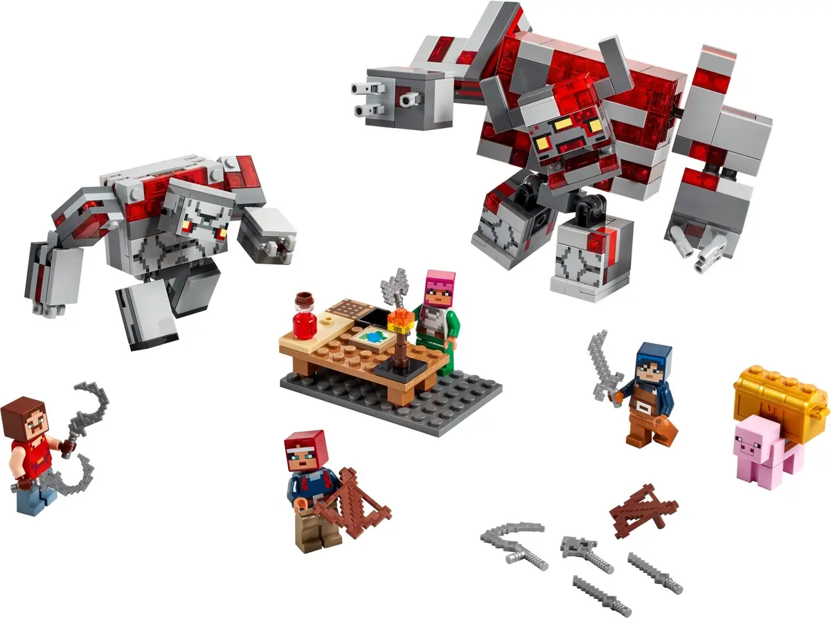 LEGO Minecraft 21163 The Redstone Battle set