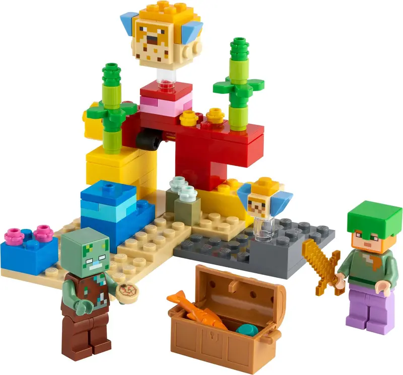 LEGO Minecraft 21164 The Coral Reef set