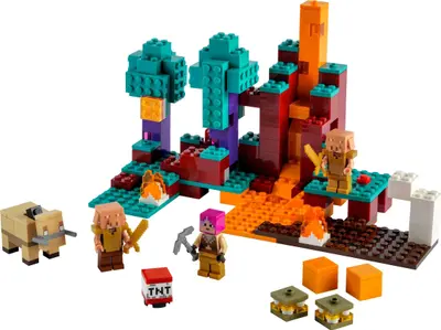 LEGO Minecraft 21168 The Warped Forest set