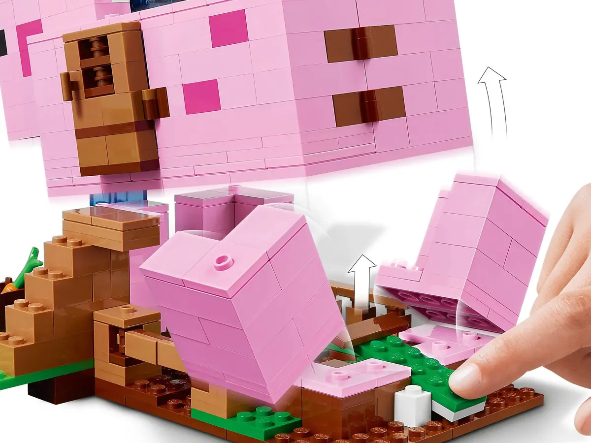 LEGO Minecraft 21170 The Pig House set, image 6