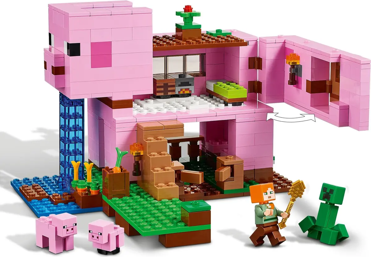 LEGO Minecraft 21170 The Pig House set, image 8