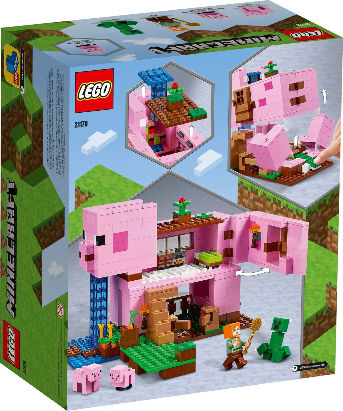 LEGO Minecraft 21170 The Pig House set, image 9