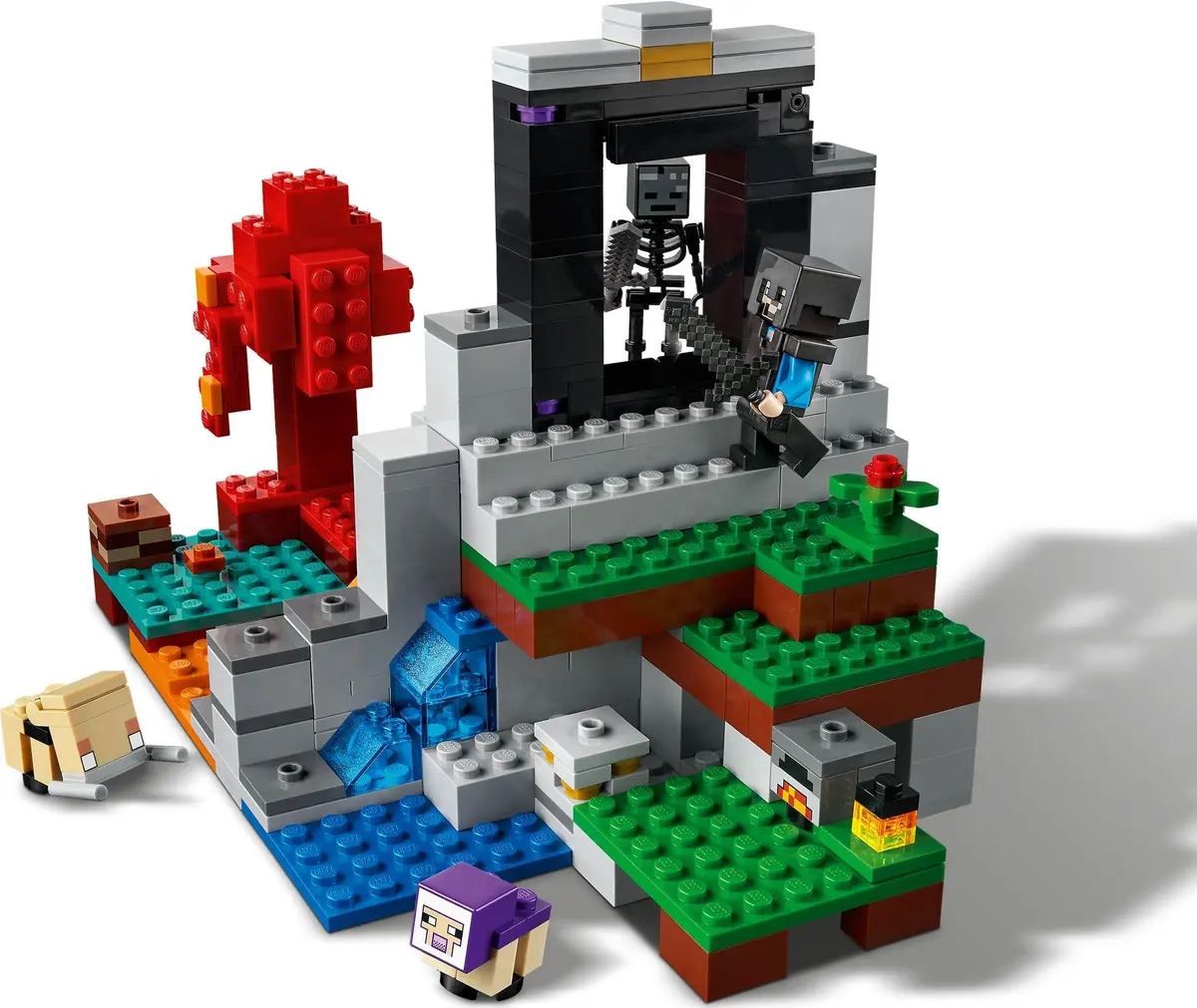 LEGO Minecraft 21172 The Ruined Portal set, image 8