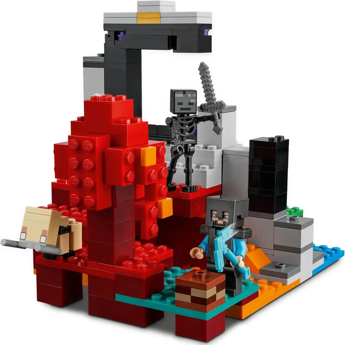 LEGO Minecraft 21172 The Ruined Portal set, image 6