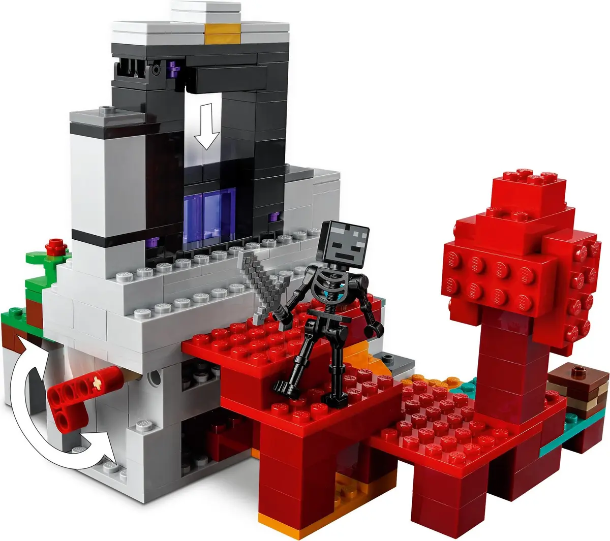 LEGO Minecraft 21172 The Ruined Portal set, image 7