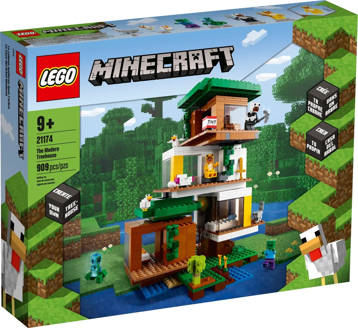 LEGO Minecraft 21174 The Modern Treehouse set, image 2