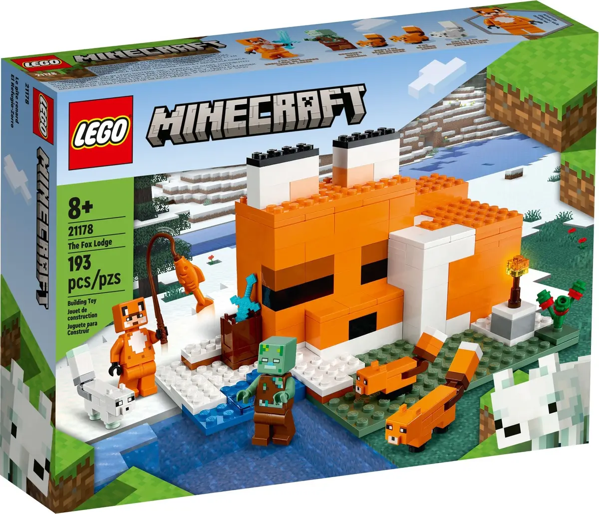 LEGO Minecraft 21178 The Fox Lodge set, image 2