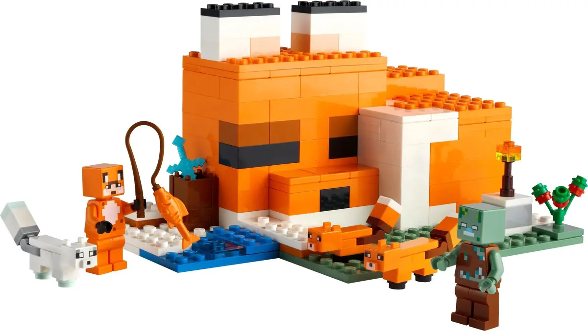 LEGO Minecraft 21178 The Fox Lodge set