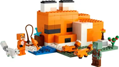 LEGO Minecraft 21178 The Fox Lodge set