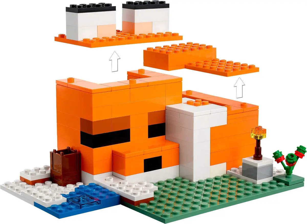LEGO Minecraft 21178 The Fox Lodge set, image 4