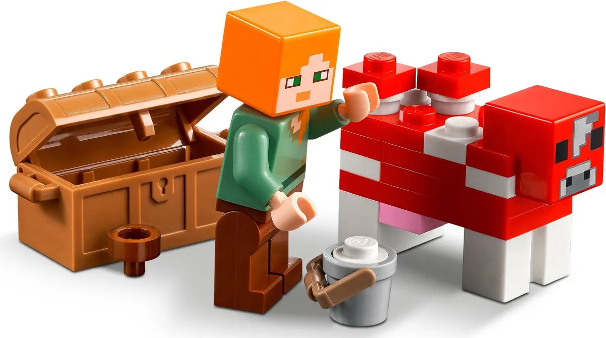 LEGO Minecraft 21179 The Mushroom House set, image 4
