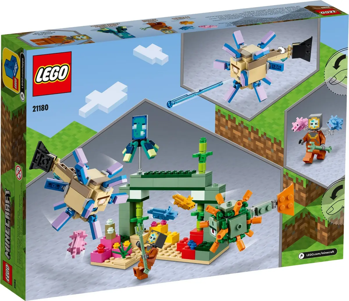 LEGO Minecraft 21180 The Guardian Battle set, image 6