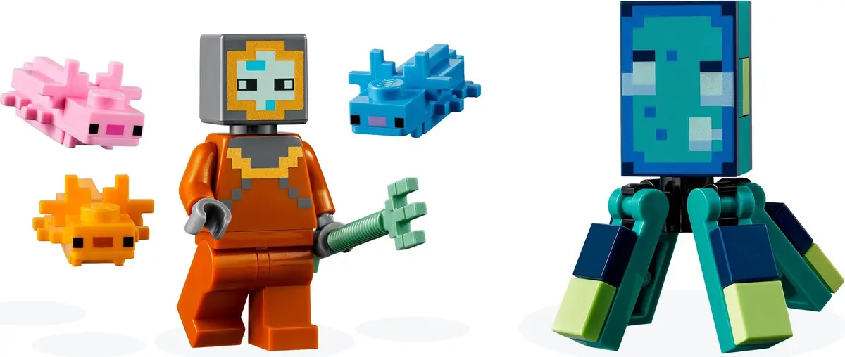 LEGO Minecraft 21180 The Guardian Battle set, image 5