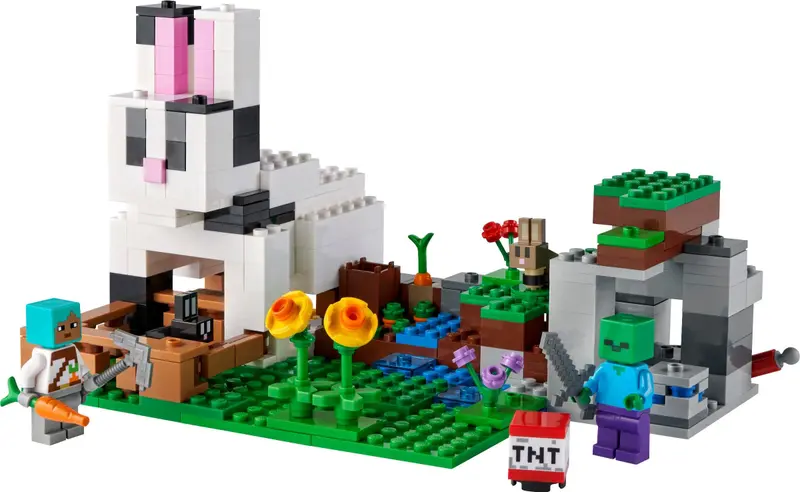 LEGO Minecraft 21181 The Rabbit Ranch set