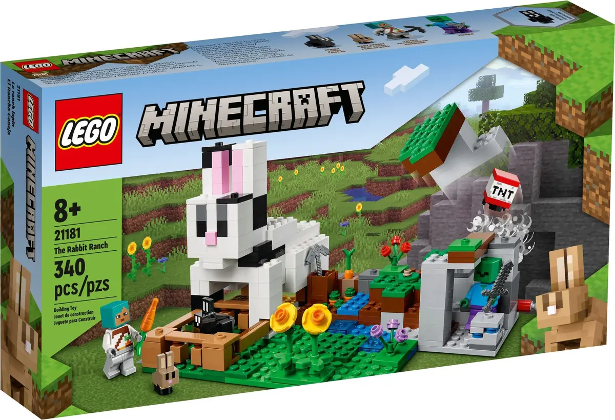 LEGO Minecraft 21181 The Rabbit Ranch set, image 2