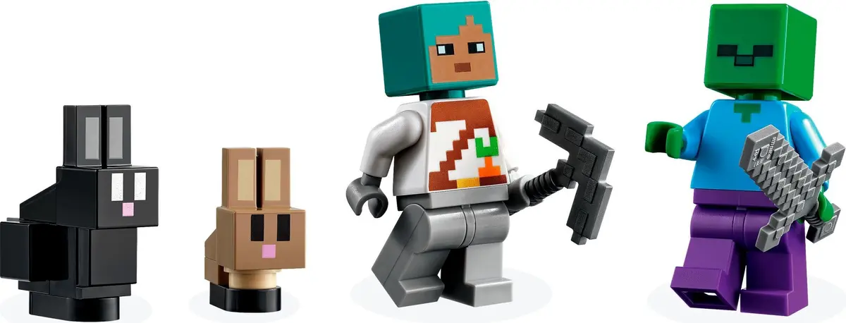 LEGO Minecraft 21181 The Rabbit Ranch set, image 3