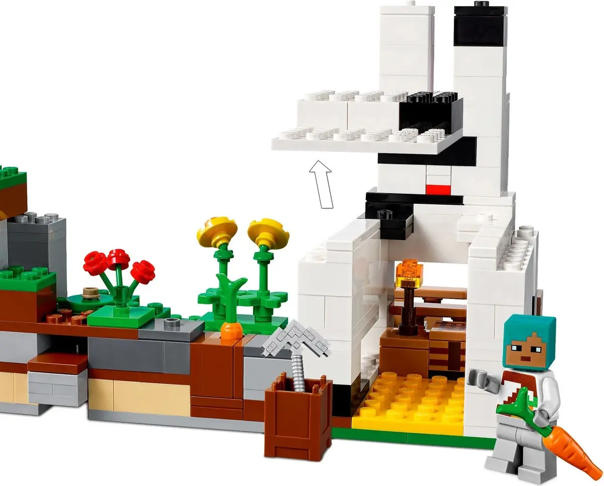 LEGO Minecraft 21181 The Rabbit Ranch set, image 7