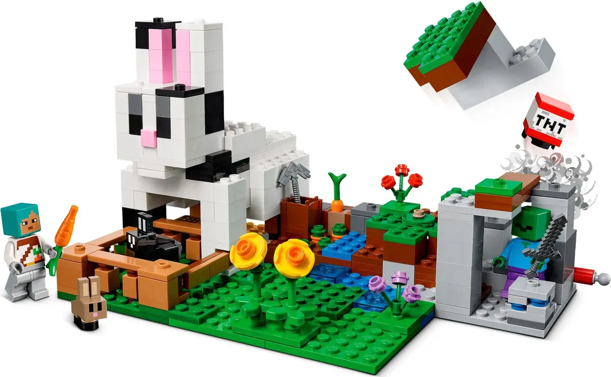 LEGO Minecraft 21181 The Rabbit Ranch set, image 6