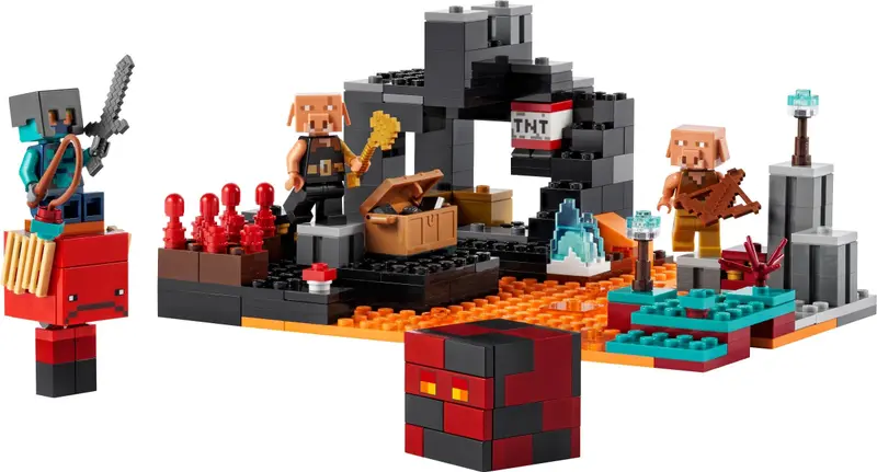 LEGO Minecraft 21185 The Nether Bastion set