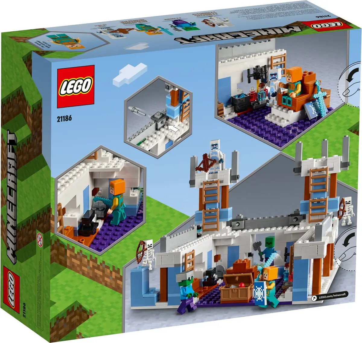 LEGO Minecraft 21186 The Ice Castle set, image 8