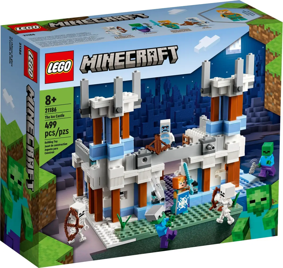 LEGO Minecraft 21186 The Ice Castle set, image 2