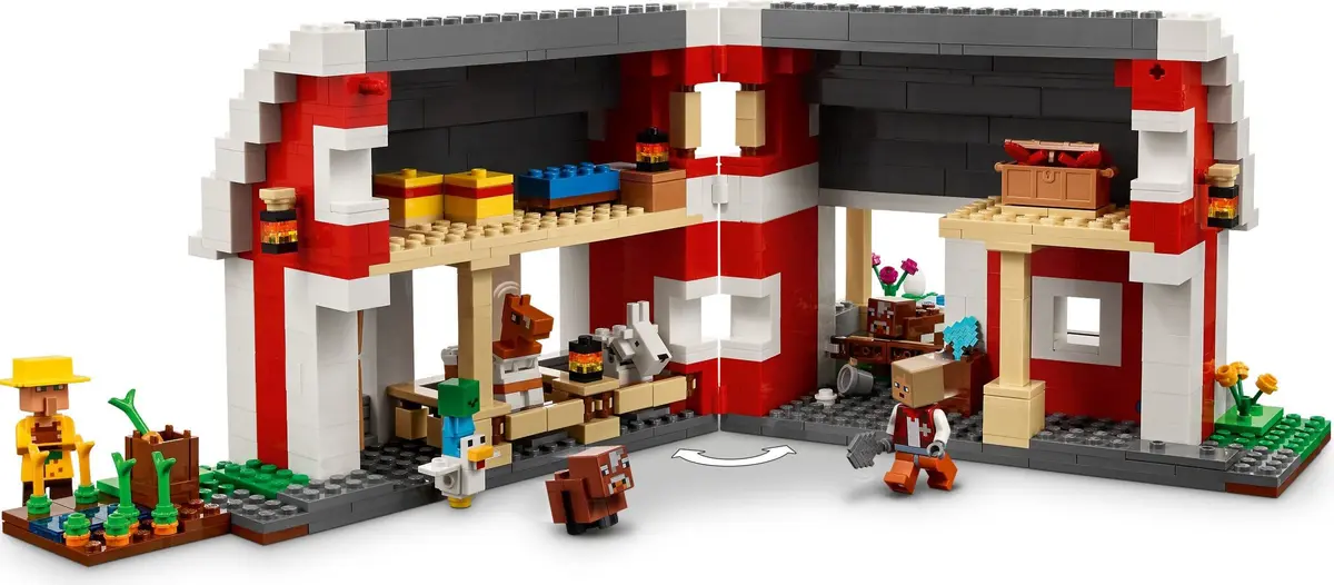 LEGO Minecraft 21187 The Red Barn set, image 3