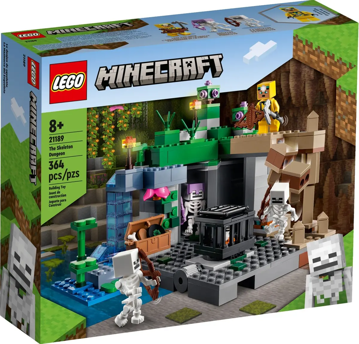 LEGO Minecraft 21189 The Skeleton Dungeon set, image 2