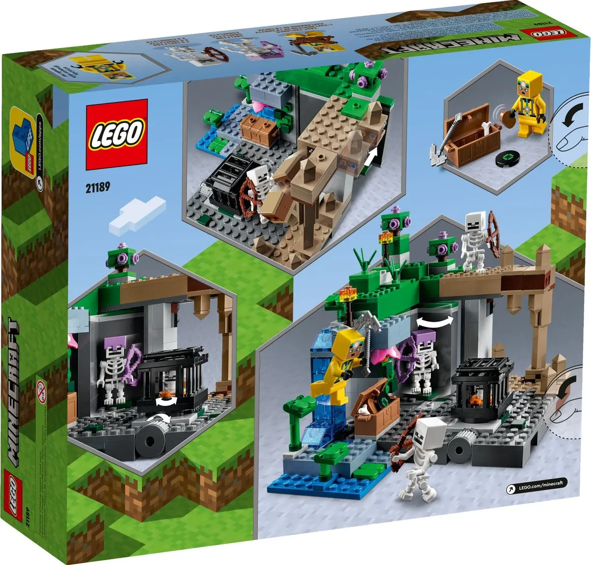 LEGO Minecraft 21189 The Skeleton Dungeon set, image 3