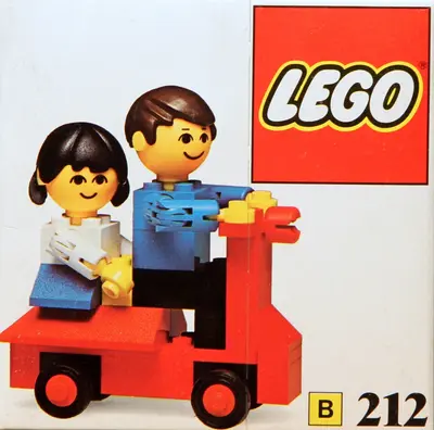 LEGO Building Set with People 212 Scooter set