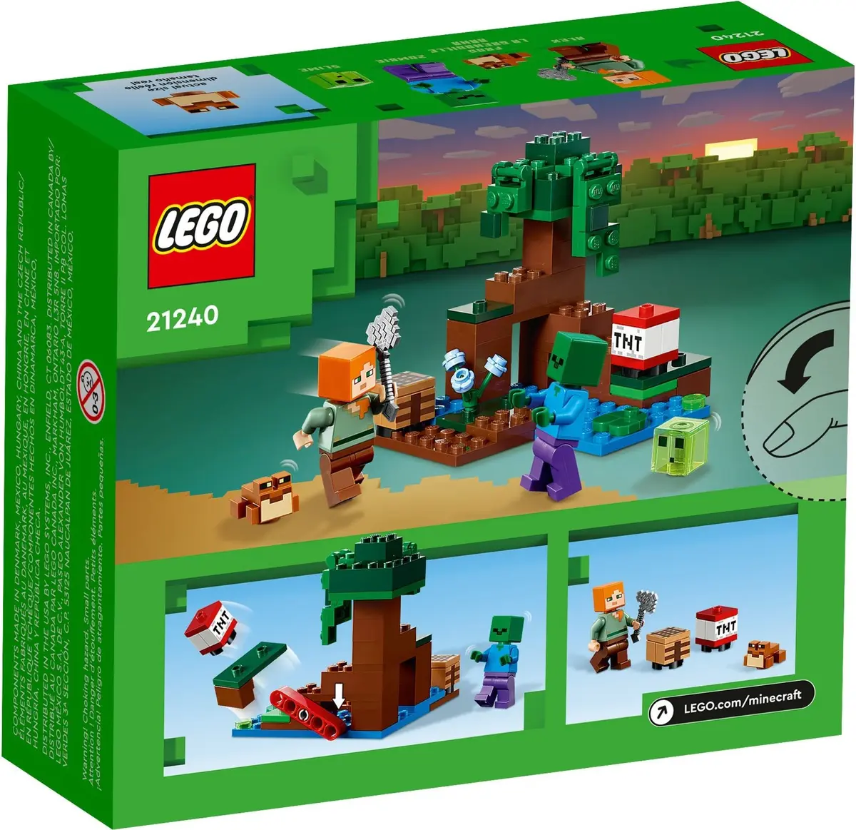 LEGO Minecraft 21240 The Swamp Adventure set, image 6