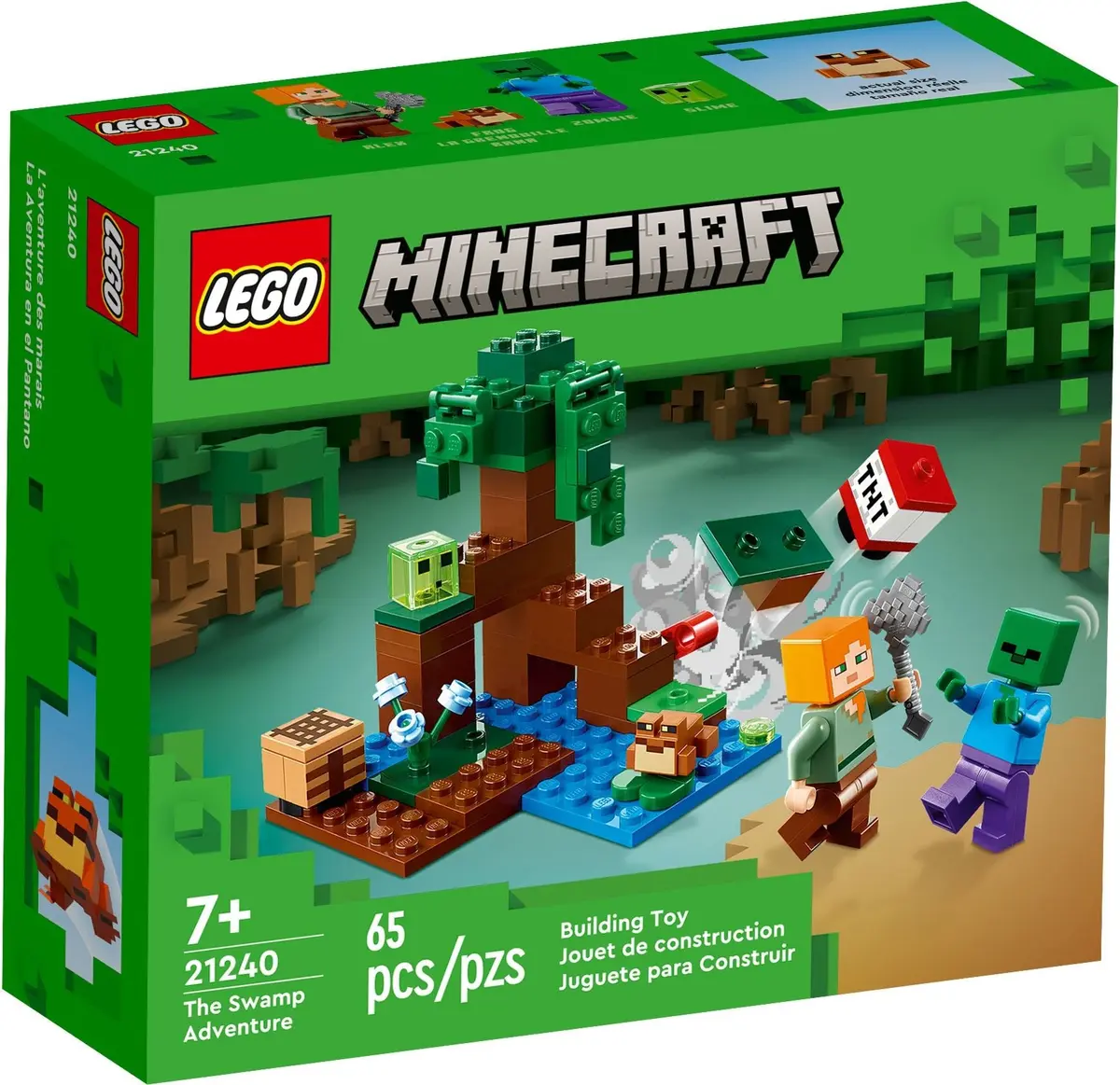 LEGO Minecraft 21240 The Swamp Adventure set, image 2