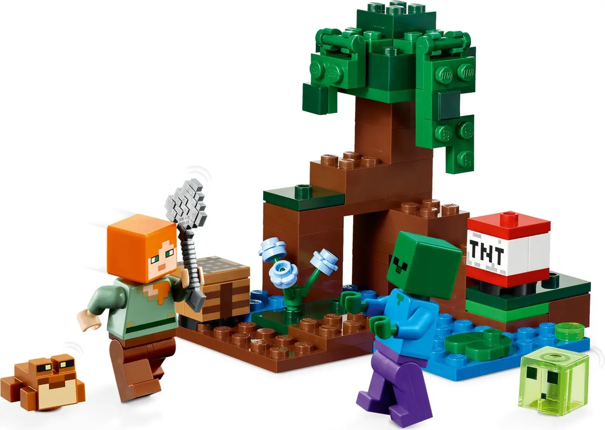 LEGO Minecraft 21240 The Swamp Adventure set, image 3