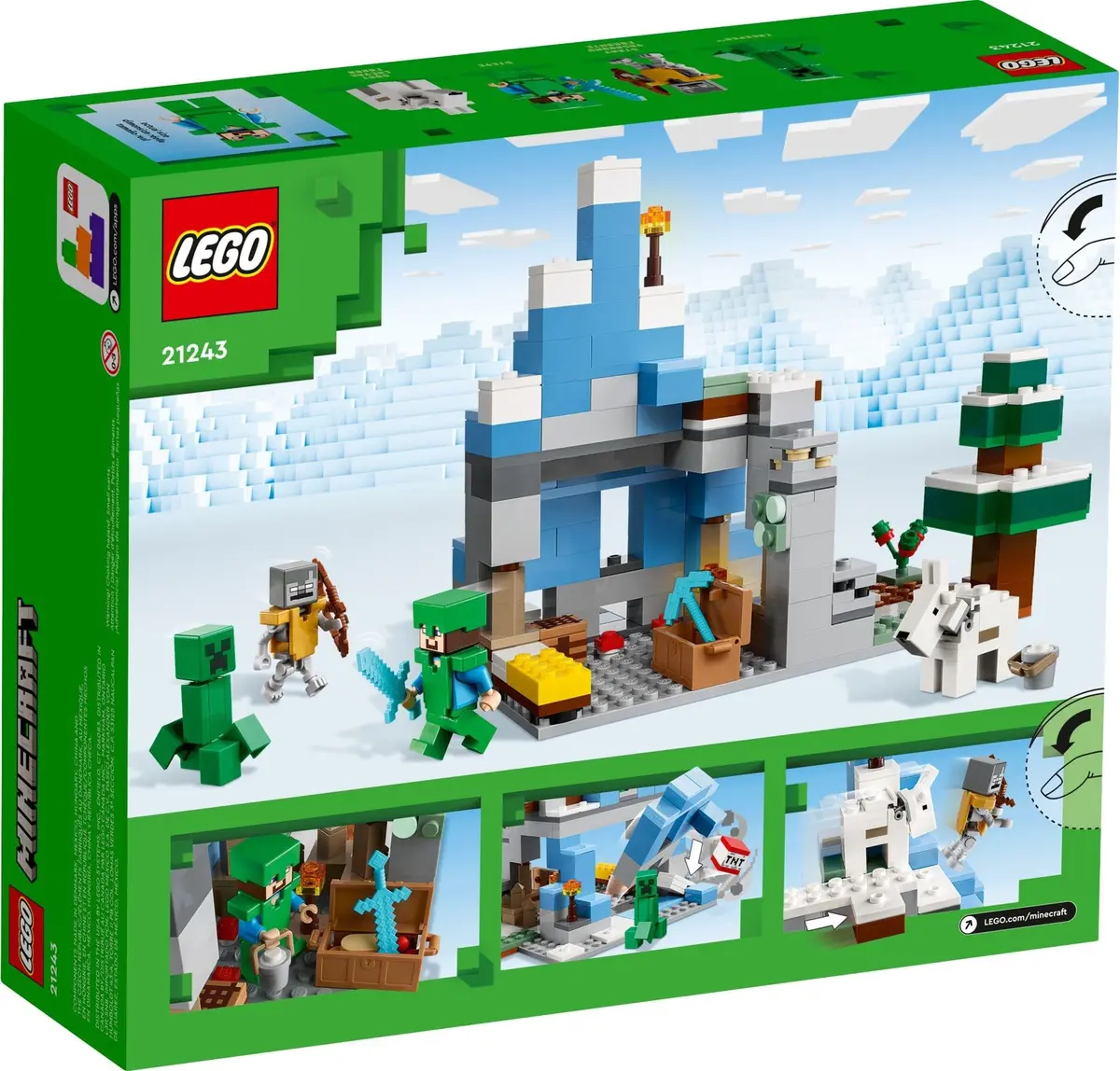 LEGO Minecraft 21243 The Frozen Peaks set, image 8