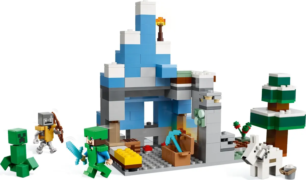 LEGO Minecraft 21243 The Frozen Peaks set, image 3
