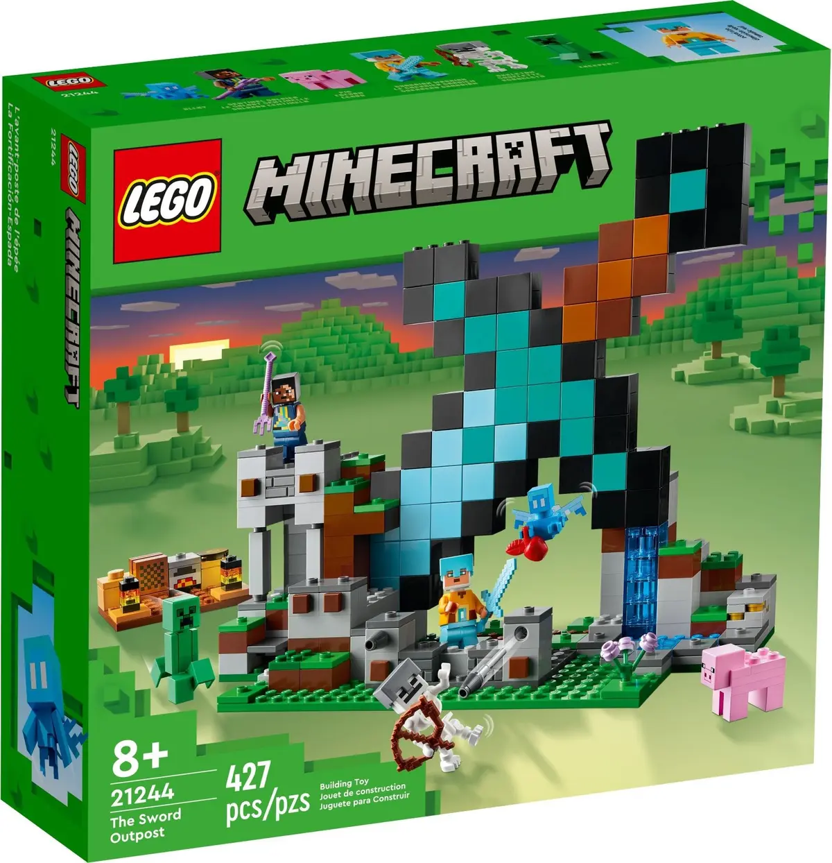 LEGO Minecraft 21244 The Sword Outpost set, image 2