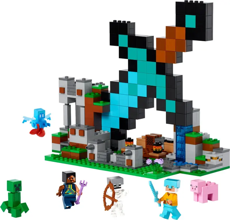 LEGO Minecraft 21244 The Sword Outpost set