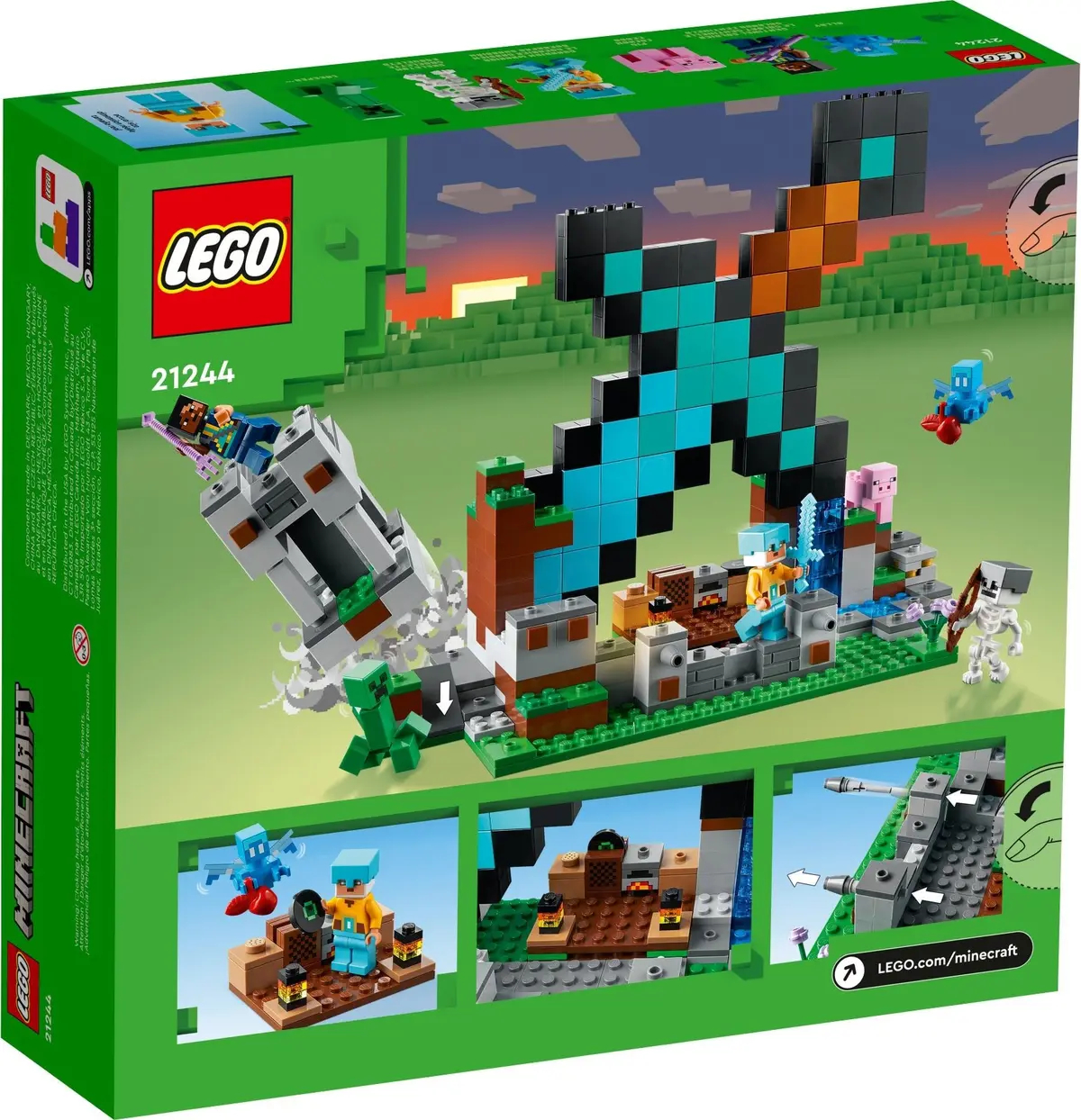 LEGO Minecraft 21244 The Sword Outpost set, image 8
