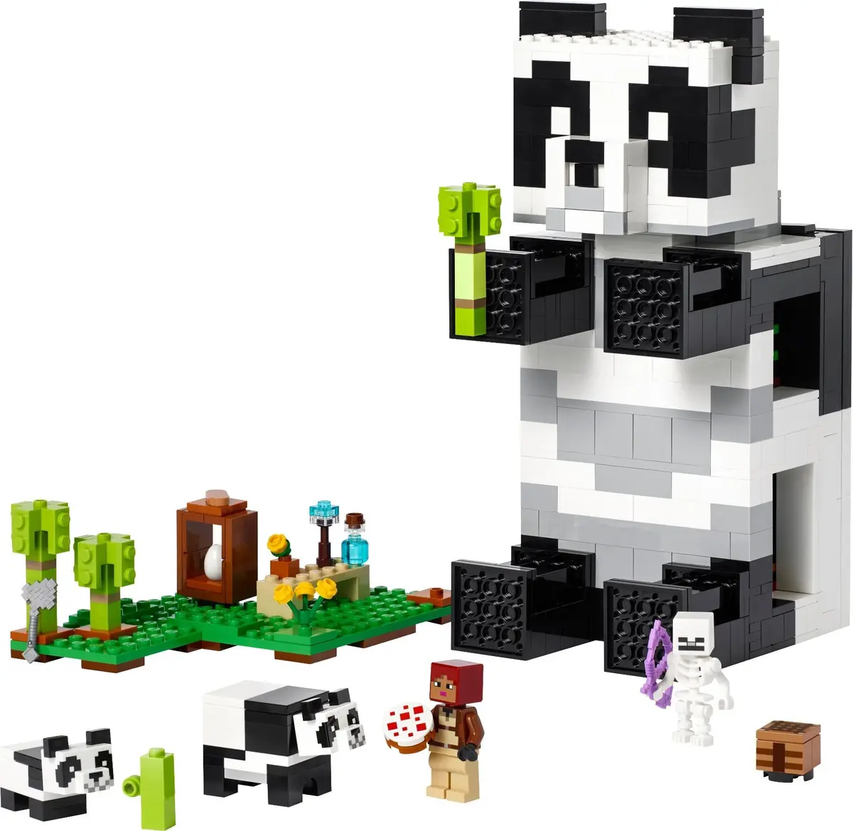 LEGO Minecraft 21245 The Panda Haven set