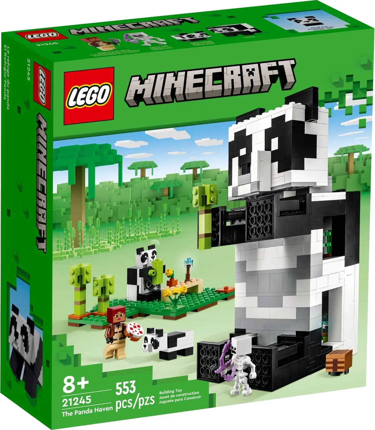 LEGO Minecraft 21245 The Panda Haven set, image 2