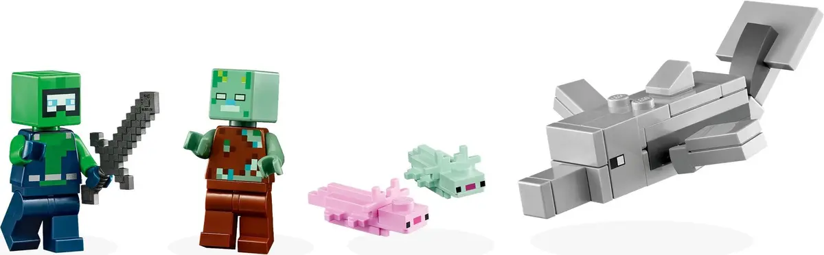 LEGO Minecraft 21247 The Axolotl House set, image 6