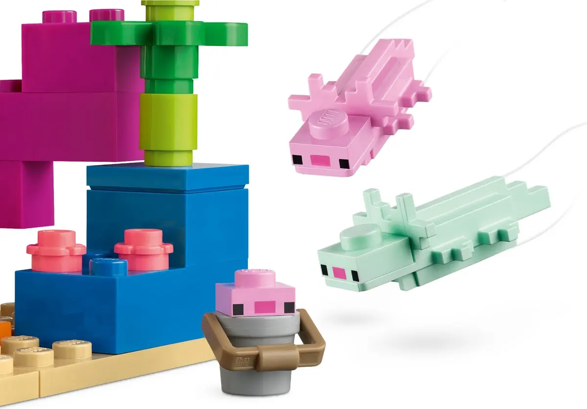 LEGO Minecraft 21247 The Axolotl House set, image 4