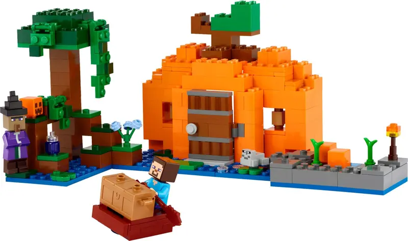 LEGO Minecraft 21248 The Pumpkin Farm set